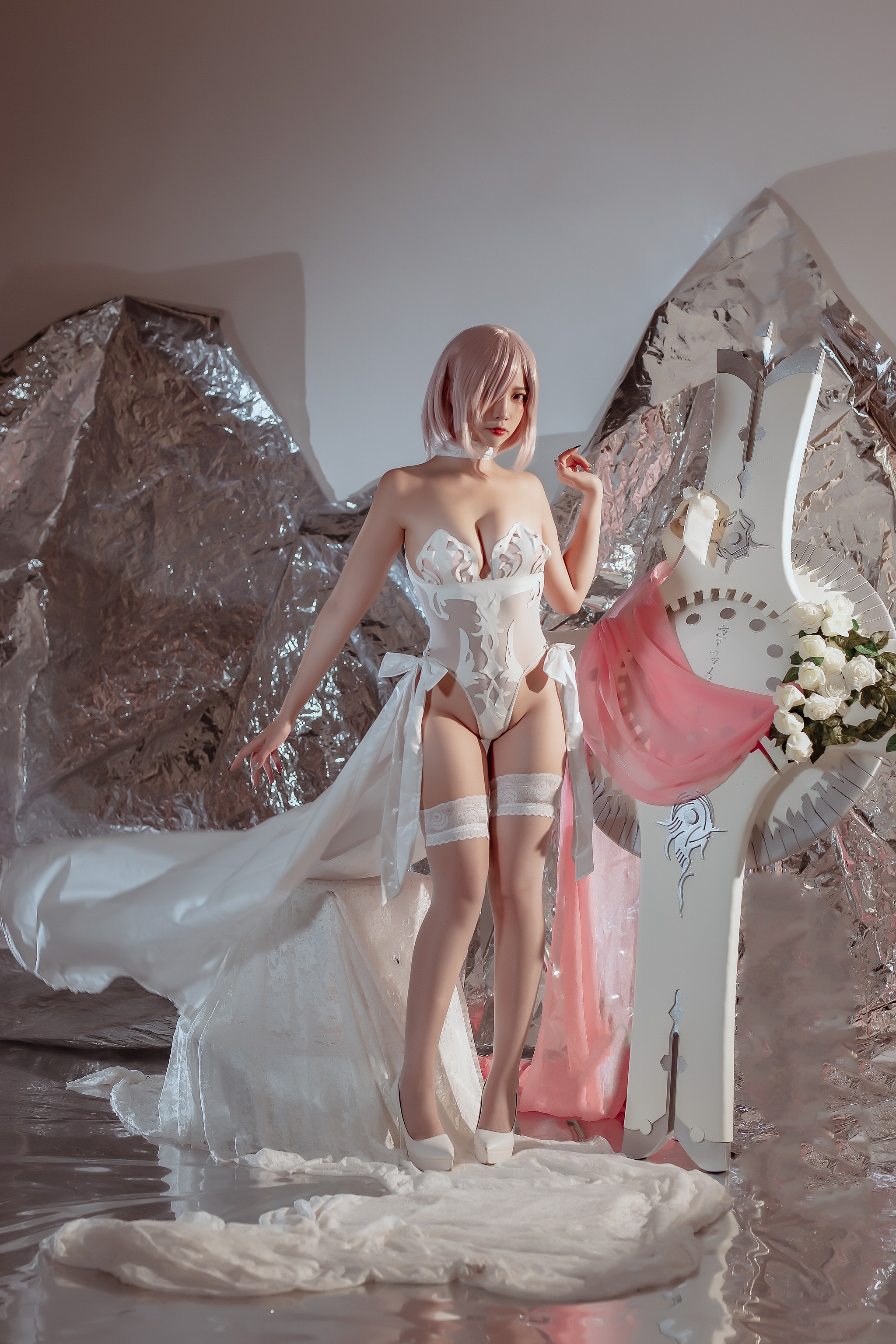 二佐Nisa - NO.115 二佐 玛修婚纱 [42P]-XikXak
